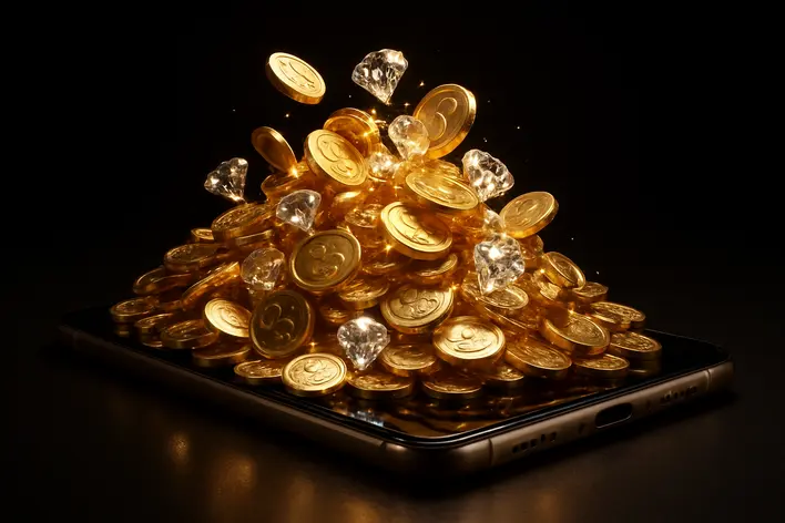 To visually represent the concept of winning a large, real-money jackpot and the platform's ability to handle large payouts.